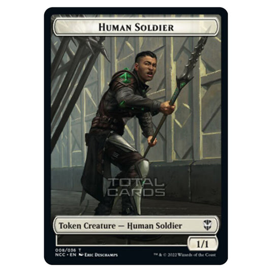 Magic The Gathering - Streets of New Capenna - Commander Tokens - Human Soldier - 8/36