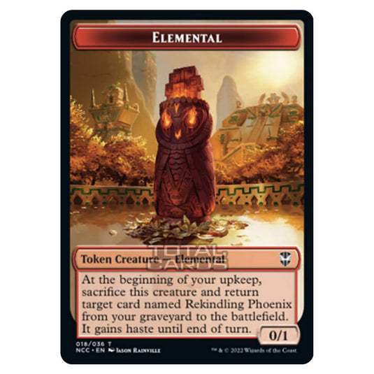 Magic The Gathering - Streets of New Capenna - Commander Tokens - Elemental - 18/36