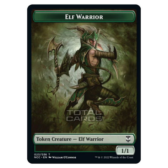 Magic The Gathering - Streets of New Capenna - Commander Tokens - Elf Warrior - 23/36