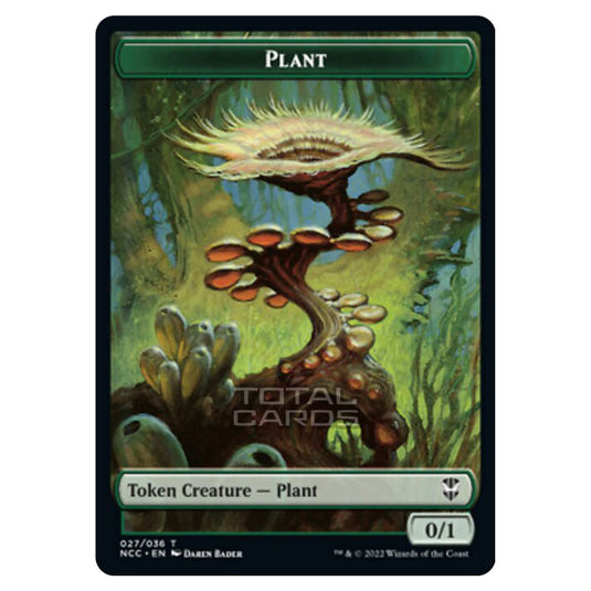 Magic The Gathering - Streets of New Capenna - Commander Tokens - Plant - 27/36