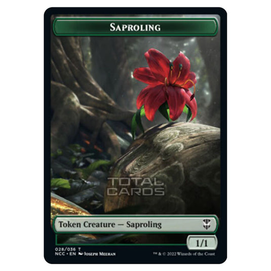 Magic The Gathering - Streets of New Capenna - Commander Tokens - Saproling - 28/36