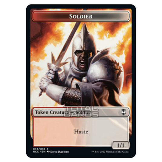 Magic The Gathering - Streets of New Capenna - Commander Tokens - Soldier - 33/36