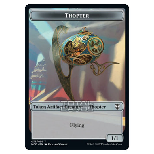 Magic The Gathering - Streets of New Capenna - Commander Tokens - Thopter - 36/36