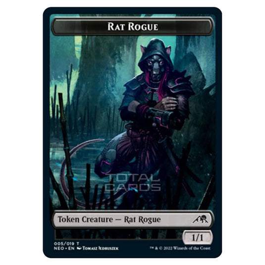 Magic The Gathering - Kamigawa - Neon Dynasty  - Rat Rogue - 5/19