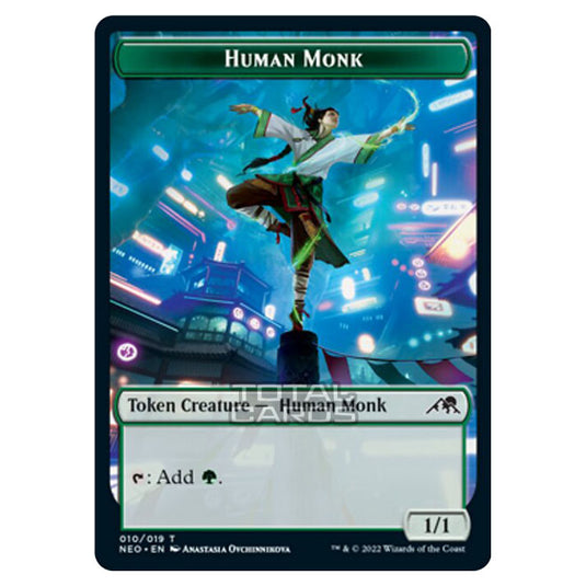 Magic The Gathering - Kamigawa - Neon Dynasty  - Human Monk - 10/19