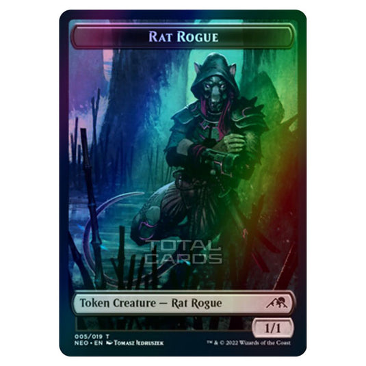 Magic The Gathering - Kamigawa - Neon Dynasty  - Rat Rogue - 5/19 (Foil)