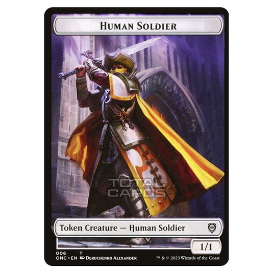 Magic The Gathering - Phyrexia - All Will Be One - Commander - Tokens - Human Soldier - 6/23