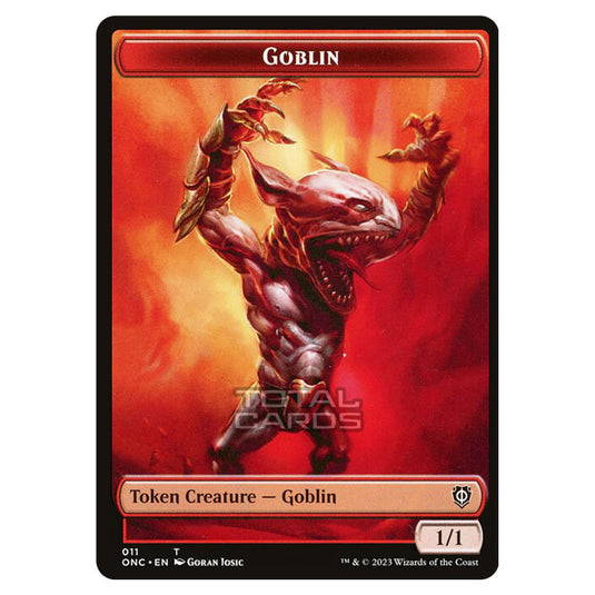 Magic The Gathering - Phyrexia - All Will Be One - Commander - Tokens - Goblin - 11/23