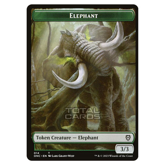 Magic The Gathering - Phyrexia - All Will Be One - Commander - Tokens - Elephant - 14/23