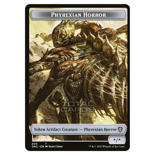 Magic The Gathering - Phyrexia - All Will Be One - Commander - Tokens - Phyrexian Horror - 20/23