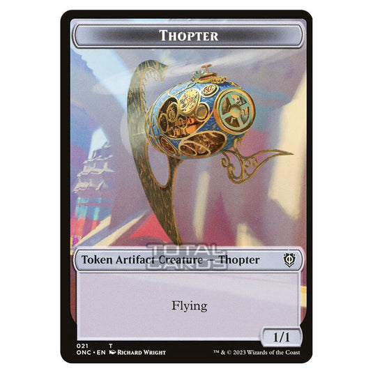 Magic The Gathering - Phyrexia - All Will Be One - Commander - Tokens - Thopter - 21/23