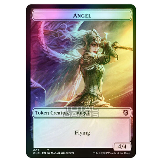 Magic The Gathering - Phyrexia - All Will Be One - Commander - Tokens - Angel - 2/23 (Foil)