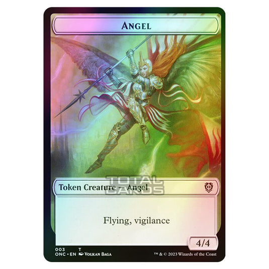 Magic The Gathering - Phyrexia - All Will Be One - Commander - Tokens - Angel - 3/23 (Foil)