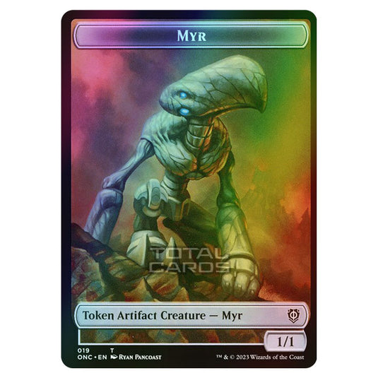 Magic The Gathering - Phyrexia - All Will Be One - Commander - Tokens - Myr - 19/23 (Foil)