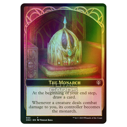 Magic The Gathering - Phyrexia - All Will Be One - Commander - Tokens - The Monarch - 22/23 (Foil)