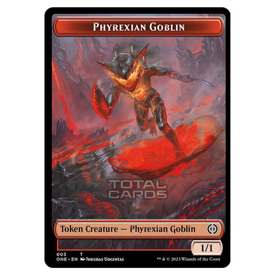 Magic The Gathering - Phyrexia - All Will Be One - Tokens - Phyrexian Goblin - 3/14