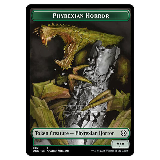 Magic The Gathering - Phyrexia - All Will Be One - Tokens - Phyrexian Horror - 7/14