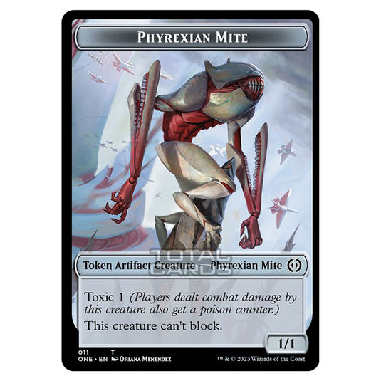 Magic The Gathering - Phyrexia - All Will Be One - Tokens - Phyrexian Magic The Gathering - Phyrexia - All Will Be One - Tokens - Phyrexian