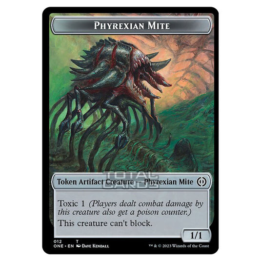 Magic The Gathering - Phyrexia - All Will Be One - Tokens - Phyrexian Mite - 12/14