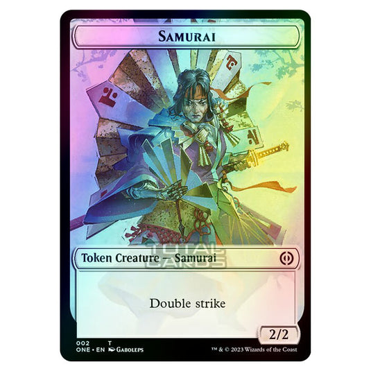 Magic The Gathering - Phyrexia - All Will Be One - Tokens - Samurai - 2/14 (Foil)