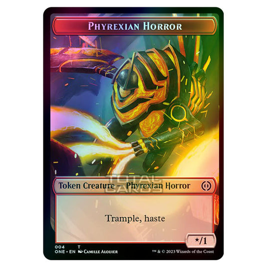 Magic The Gathering - Phyrexia - All Will Be One - Tokens - Phyrexian Horror - 4/14 (Foil)