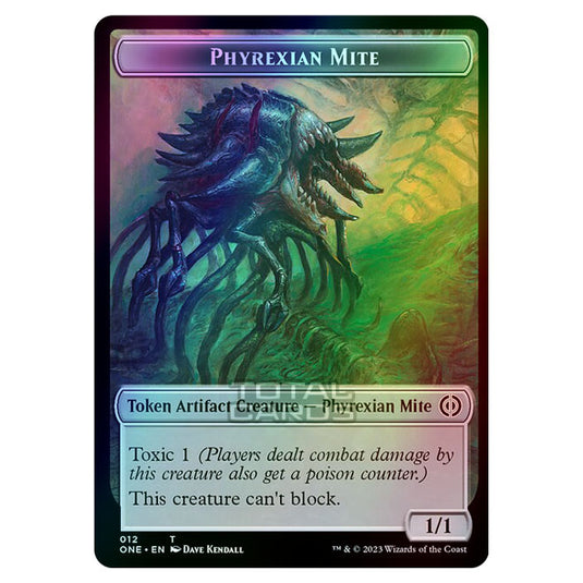 Magic The Gathering - Phyrexia - All Will Be One - Tokens - Phyrexian Mite - 12/14 (Foil)