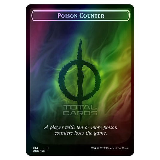 Magic The Gathering - Phyrexia - All Will Be One - Tokens - Poison Counter - 14/14 (Foil)