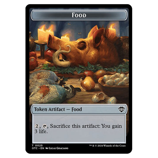 Magic The Gathering - Outlaws of Thunder Junction - Commander Tokens - Food - 0025