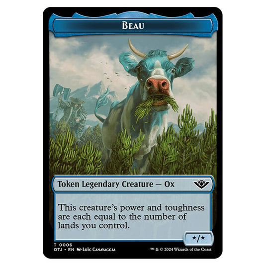 Magic The Gathering - Outlaws of Thunder Junction Tokens - Beau - 0006