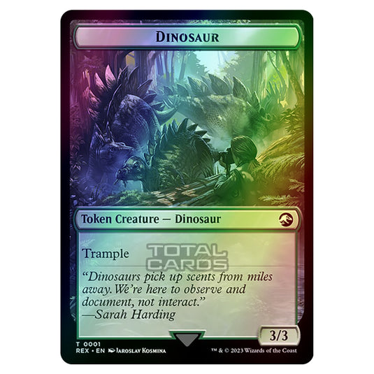 Magic The Gathering - The Lost Caverns of Ixalan - Jurassic World Collection - Dinosaur - 0001 (Foil)