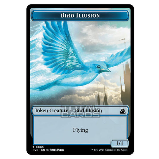 Magic The Gathering - Ravnica Remastered - Tokens - Bird Illusion - 0005