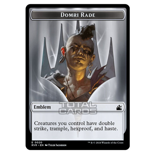 Magic The Gathering - Ravnica Remastered - Tokens - Domri Rade Emblem - 0020