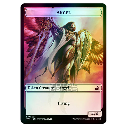 Magic The Gathering - Ravnica Remastered - Tokens - Angel - 0002 (Foil)