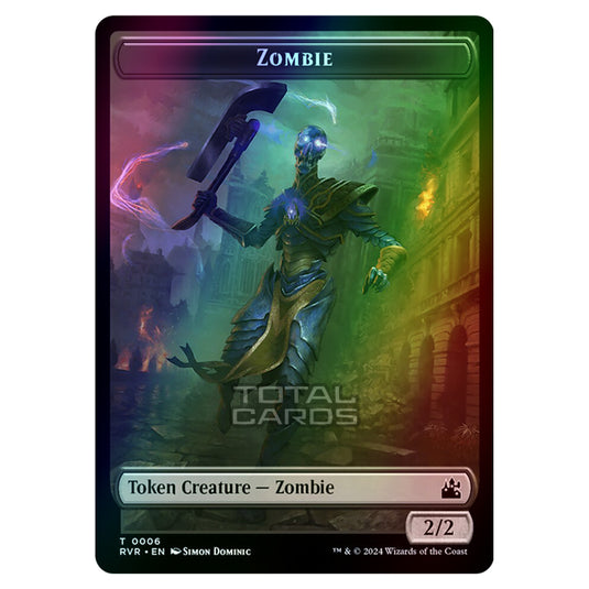 Magic The Gathering - Ravnica Remastered - Tokens - Zombie - 0006 (Foil)