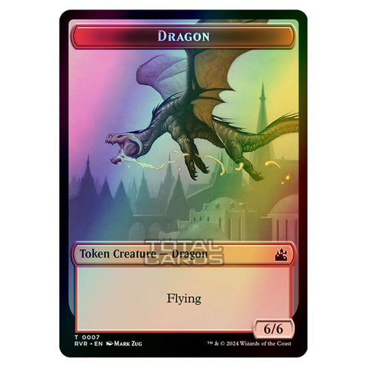 Magic The Gathering - Ravnica Remastered - Tokens - Dragon - 0007 (Foil)