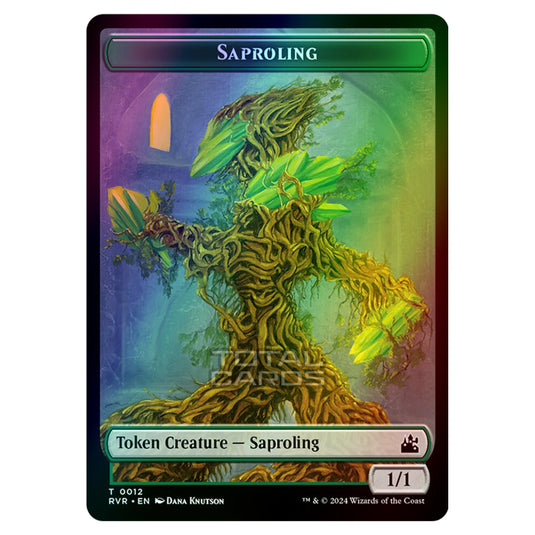 Magic The Gathering - Ravnica Remastered - Tokens - Saproling - 0012 (Foil)