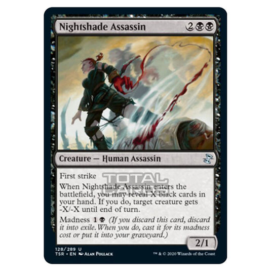 Magic The Gathering - Time Spiral Remastered - Nightshade Assassin - 128/289