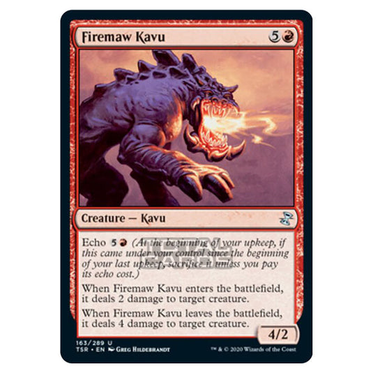 Magic The Gathering - Time Spiral Remastered - Firemaw Kavu - 163/289