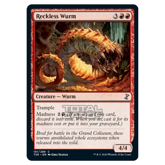 Magic The Gathering - Time Spiral Remastered - Reckless Wurm - 181/289