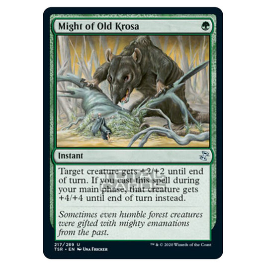 Magic The Gathering - Time Spiral Remastered - Might of Old Krosa - 217/289