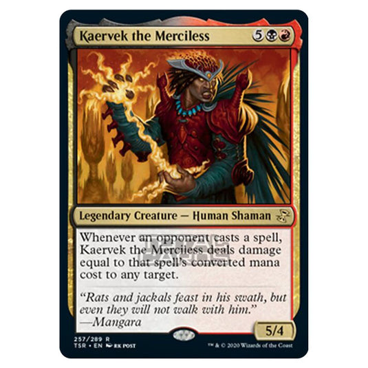 Magic The Gathering - Time Spiral Remastered - Kaervek the Merciless - 257/289