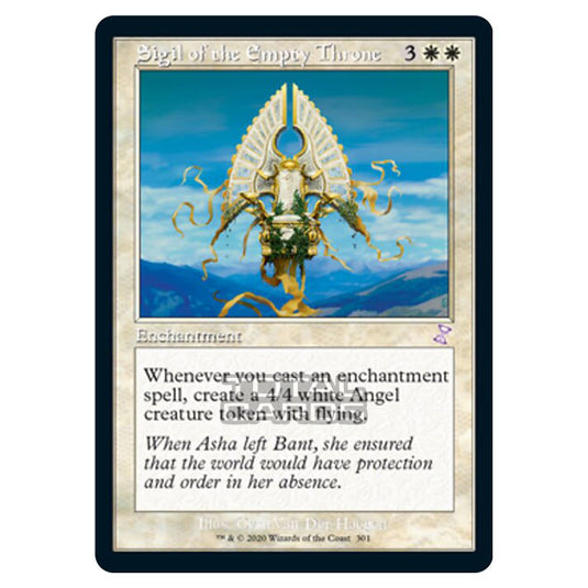 Magic The Gathering - Time Spiral Remastered - Sigil of the Empty Throne - 301/289