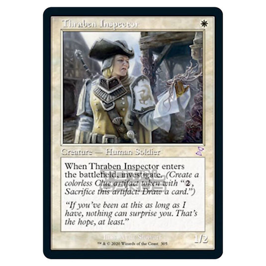 Magic The Gathering - Time Spiral Remastered - Thraben Inspector - 305/289