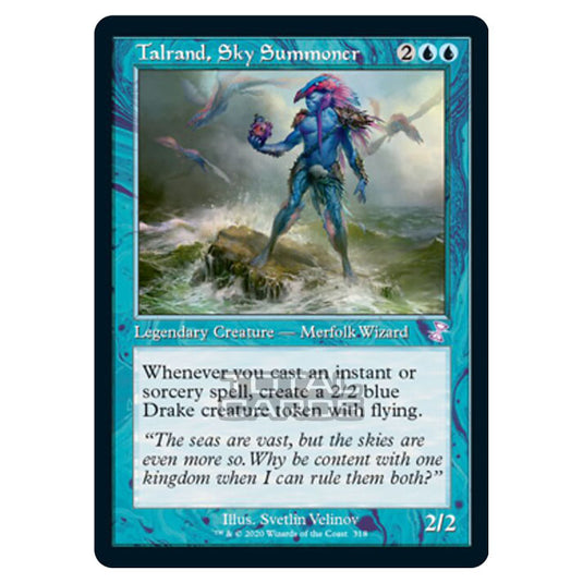 Magic The Gathering - Time Spiral Remastered - Talrand, Sky Summoner - 318/289