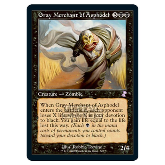 Magic The Gathering - Time Spiral Remastered - Gray Merchant of Asphodel - 323/289