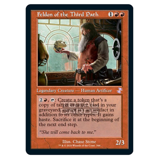 Magic The Gathering - Time Spiral Remastered - Feldon of the Third Path - 344/289