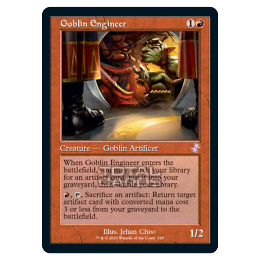 Magic The Gathering - Time Spiral Remastered - Goblin Engineer - 345/289