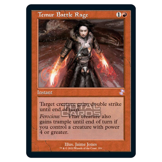 Magic The Gathering - Time Spiral Remastered - Temur Battle Rage - 351/289