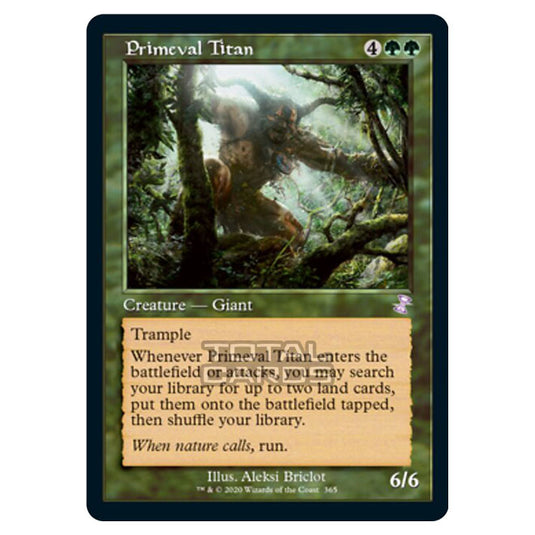 Magic The Gathering - Time Spiral Remastered - Primeval Titan - 365/289