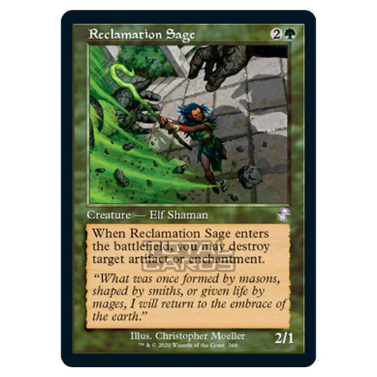 Magic The Gathering - Time Spiral Remastered - Reclamation Sage - 366/289